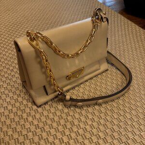 Michael Kors Cece Medium Beige Shoulder Bag